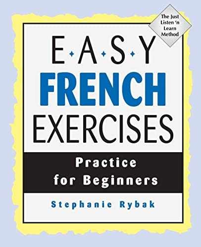 Easy French Exercises - Paperback, by Rybak Stephanie - Very Good