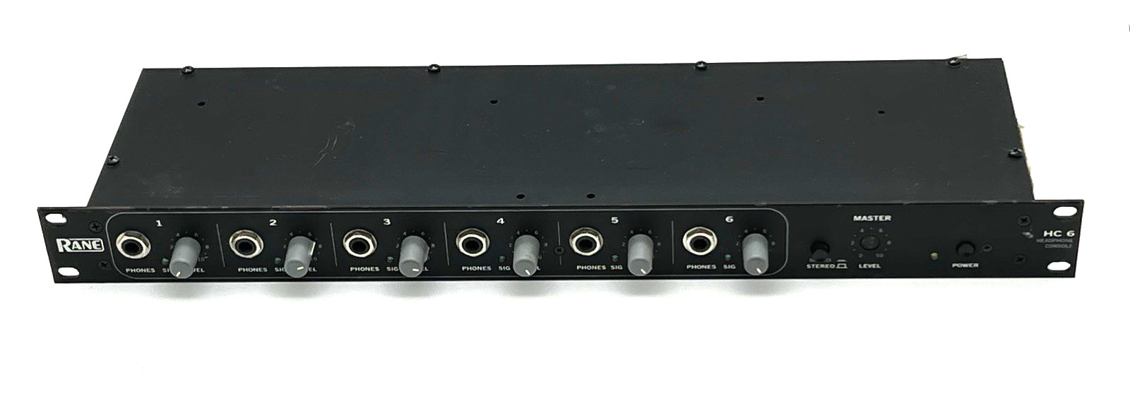RANE HC 6 CHANNEL HEADPHONE CONSOLE AMPLIFIER UNTESTED