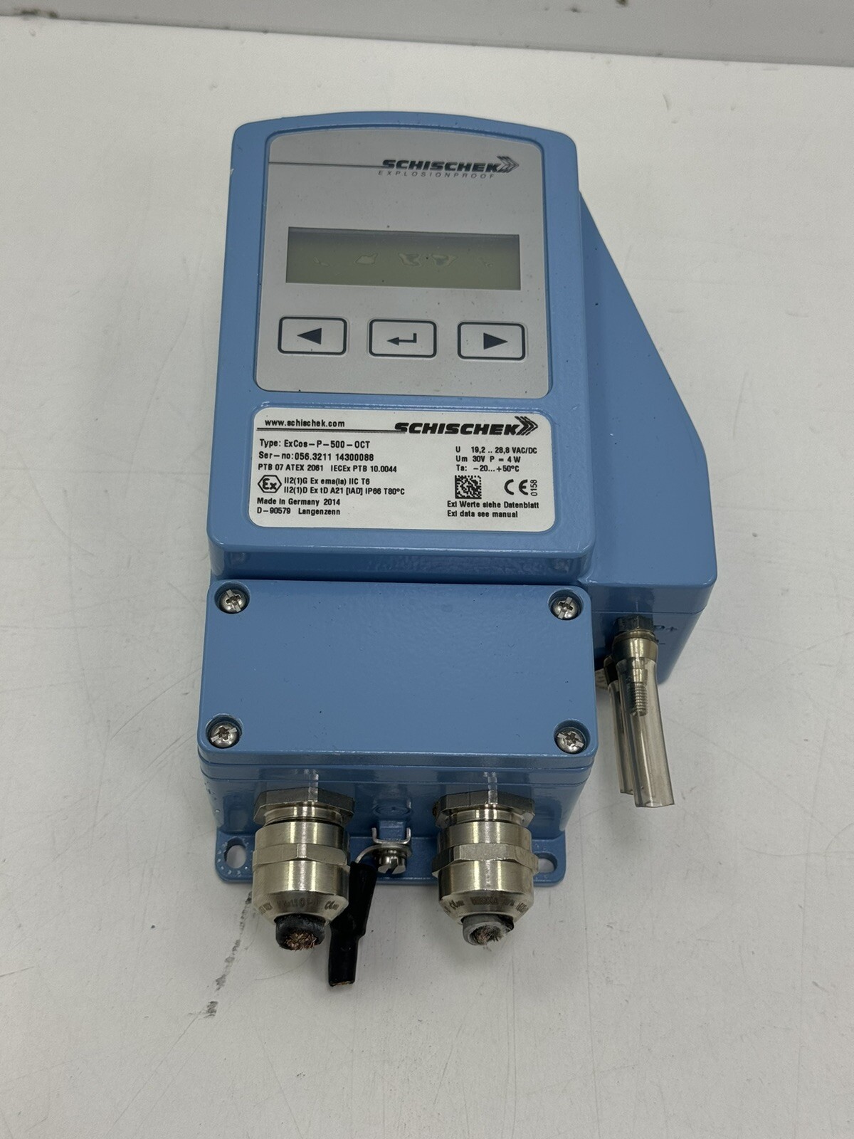 SCHISCHEK ExCos-P-500-0CT EXPLOSIONPROOF DIFFERENTIAL PRESSURE TRANSMITTER