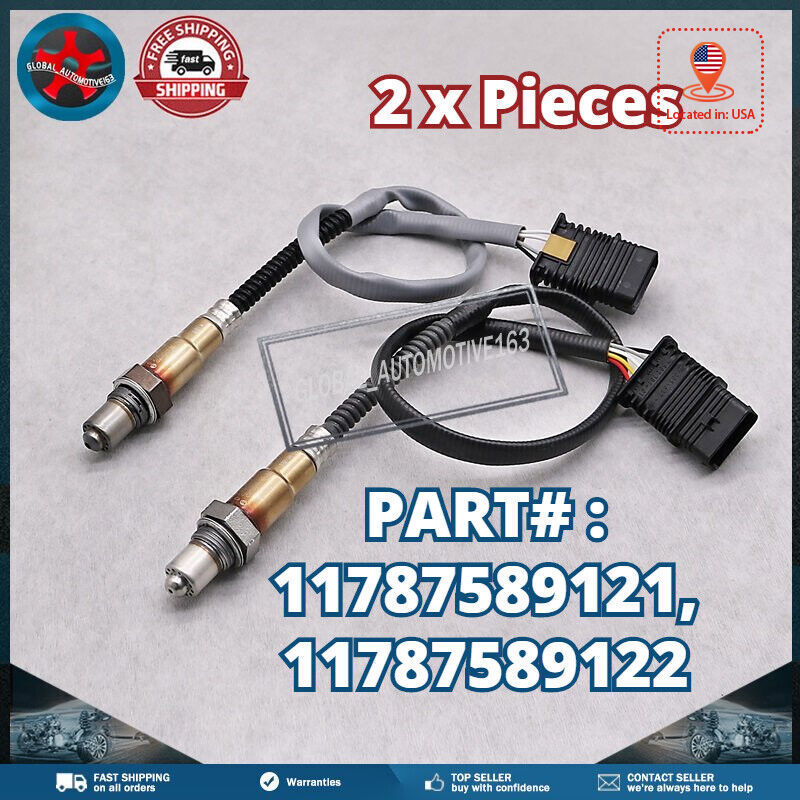 Oxygen O2 Sensor New Up + Downstream For 12-18 BMW 320i 328i 428i 528i Set of 2