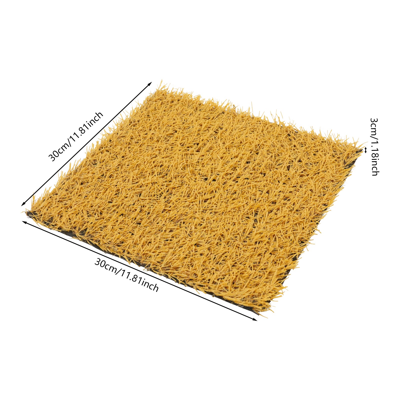 24Pcs Chicken Nesting Box Pad 30*30cm Chicken Coop Artificial Grass Rug Reusable