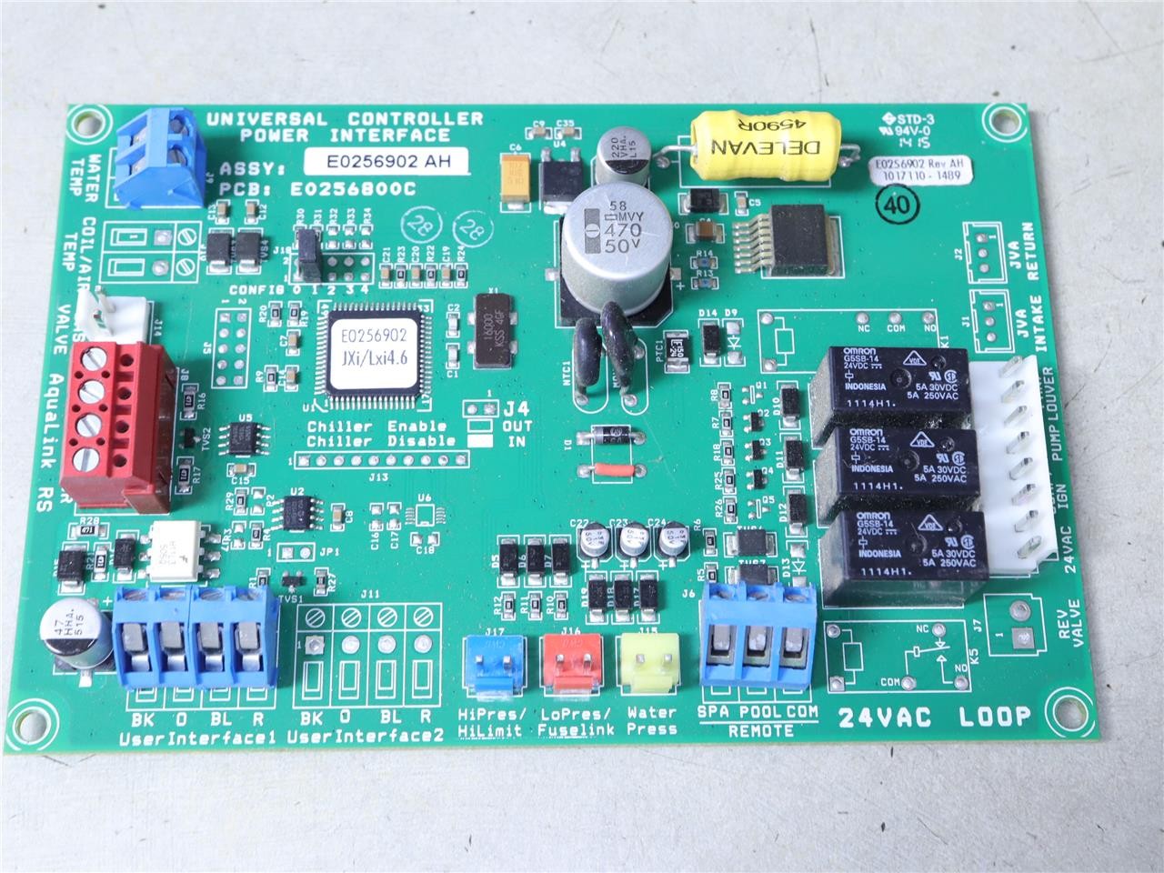 JANDY E0256902 AH Universal Pool/Spa Controller Power Interface E0256800C Lxi4.6