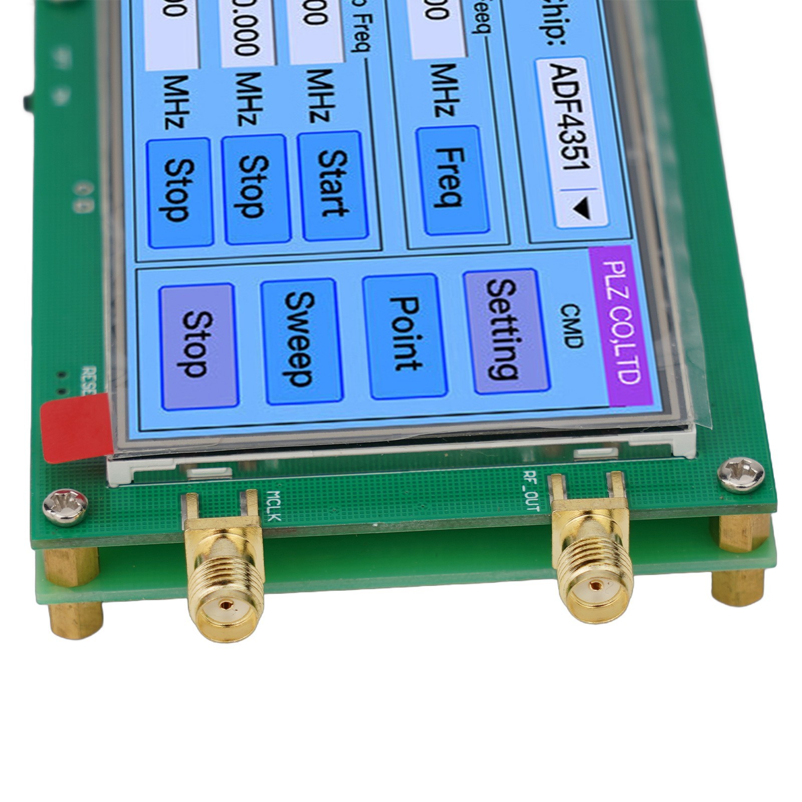 ADF4351 35M 4 4G Touch Screen RF Signal Generator With PLL Sweep Function