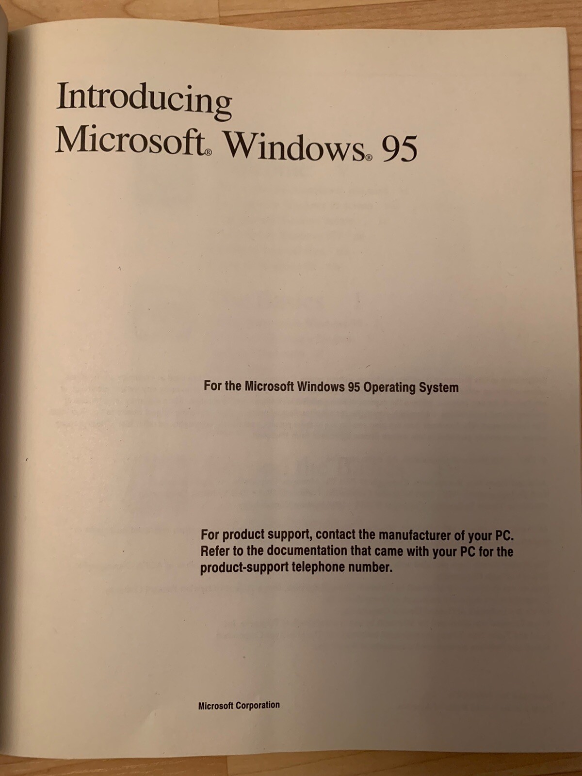 Microsoft Windows 95 User Manual