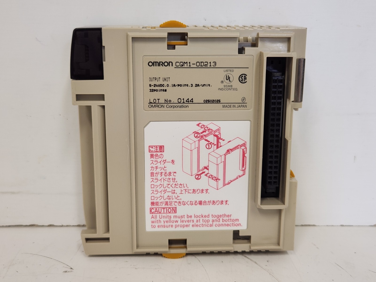 NEW OLD STOCK! OMRON 32PT SOLID STATE OUTPUT MODULE CQM1-OD213