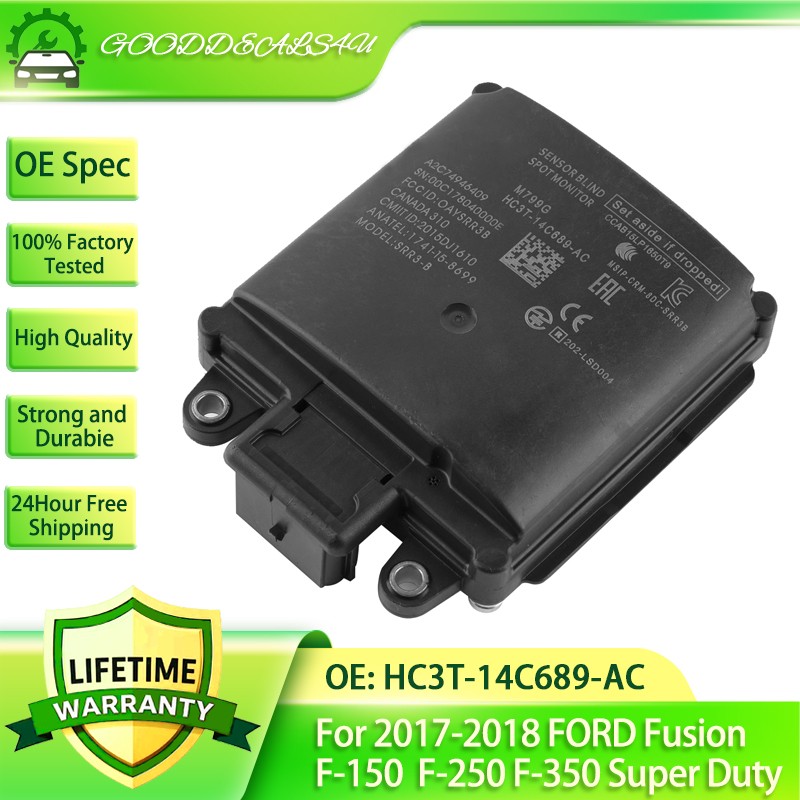 For 2017-2018 Ford F150 Blind Spot Tail Light Lamp Radar Module #HC3T-14C689-AC