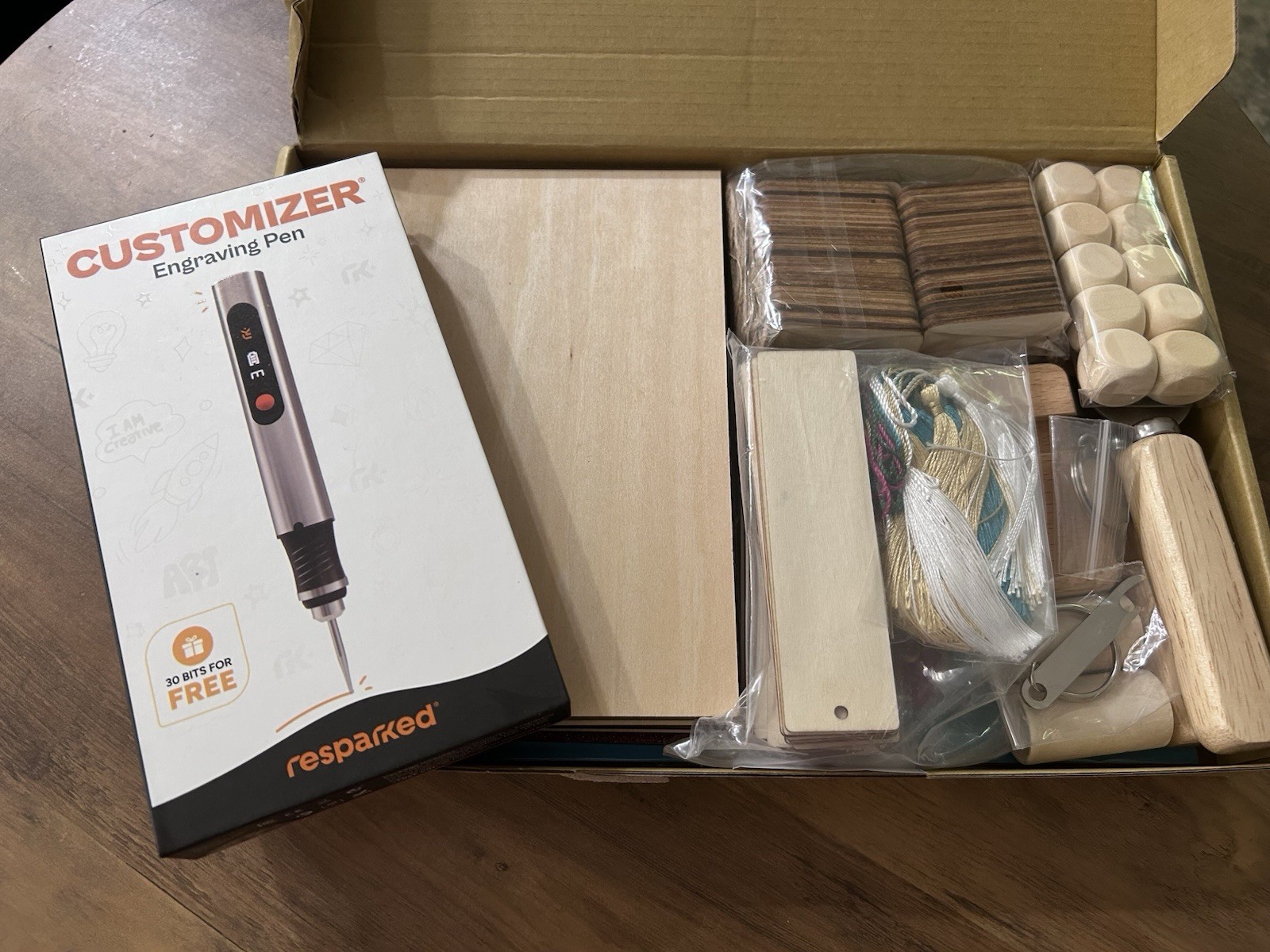 Resparked Customizer Engraving Pen and Box of Accessories New In Box