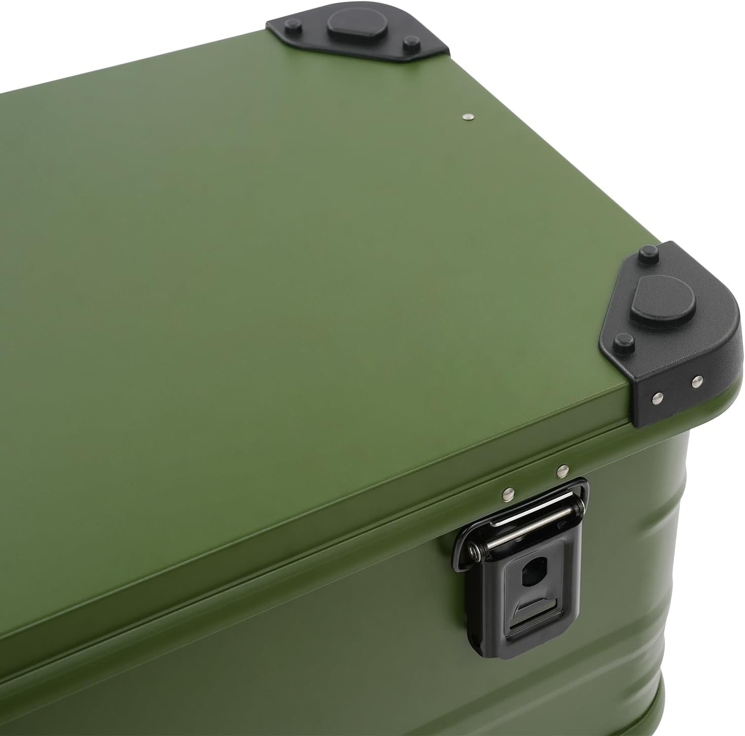 Storage Box, 13.21 Gal Metal Cargo Case,for Logistics, Storage, Camping