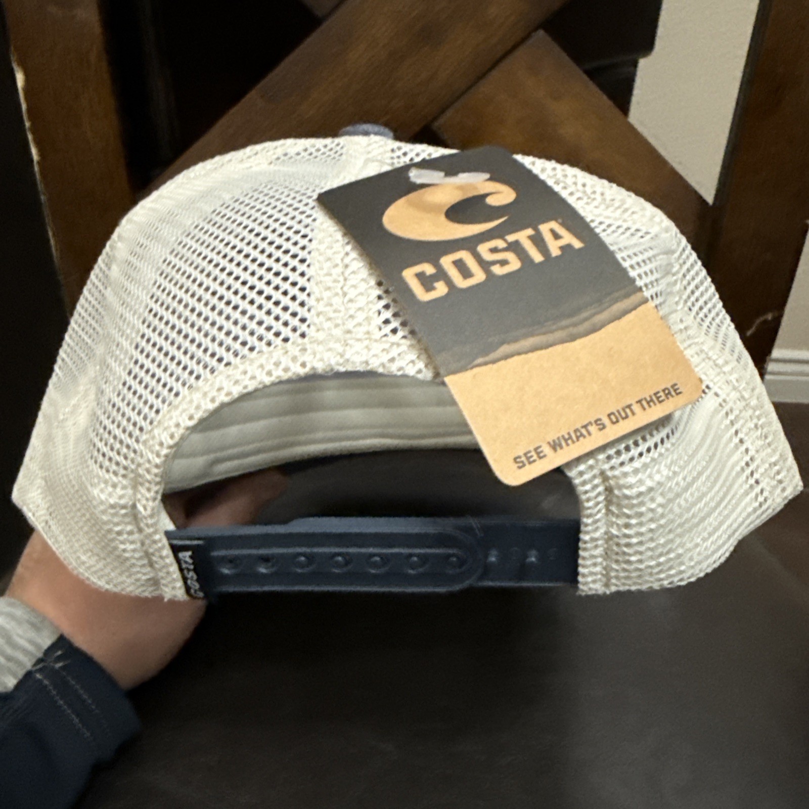 COSTA Del Mar The Hunt Trucker Men's Adjustable Mesh Snap Back Baseball Cap Hat