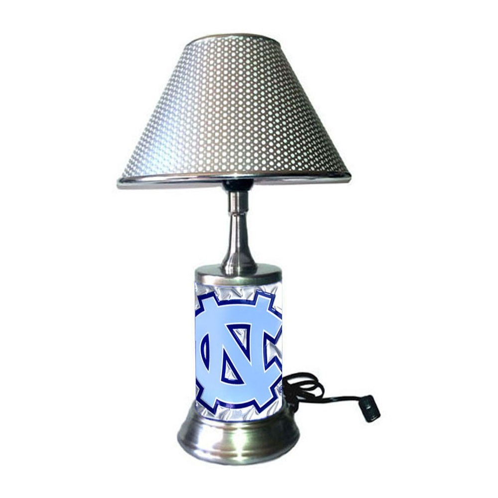 North Carolina Tar Heels Lamp NCAA Table Lamp with Shade Desk Light Room Decor