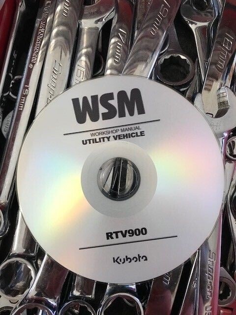 KUBOTA RTV900 RTV 900 SERVICE REPAIR MECHANIC SHOP MANUAL CD 2004 2005 2006