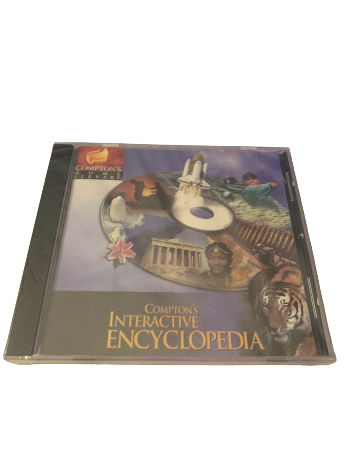 Compton's Interactive Encyclopedia 1997 PC Mac CD-ROM Y2K Retro Edutainment
