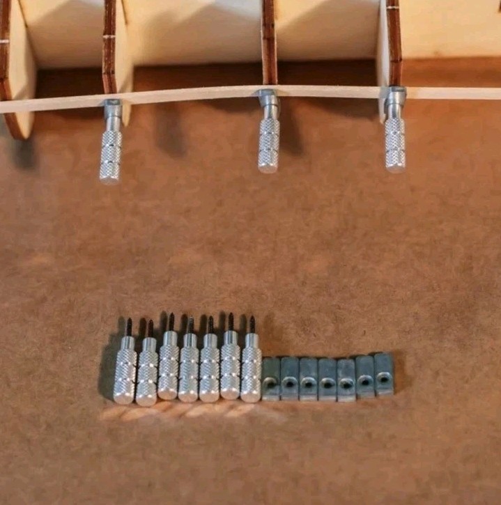 Planking Clamp 10-Piece Set precision ship Building modeling FASTFREESHIPPING
