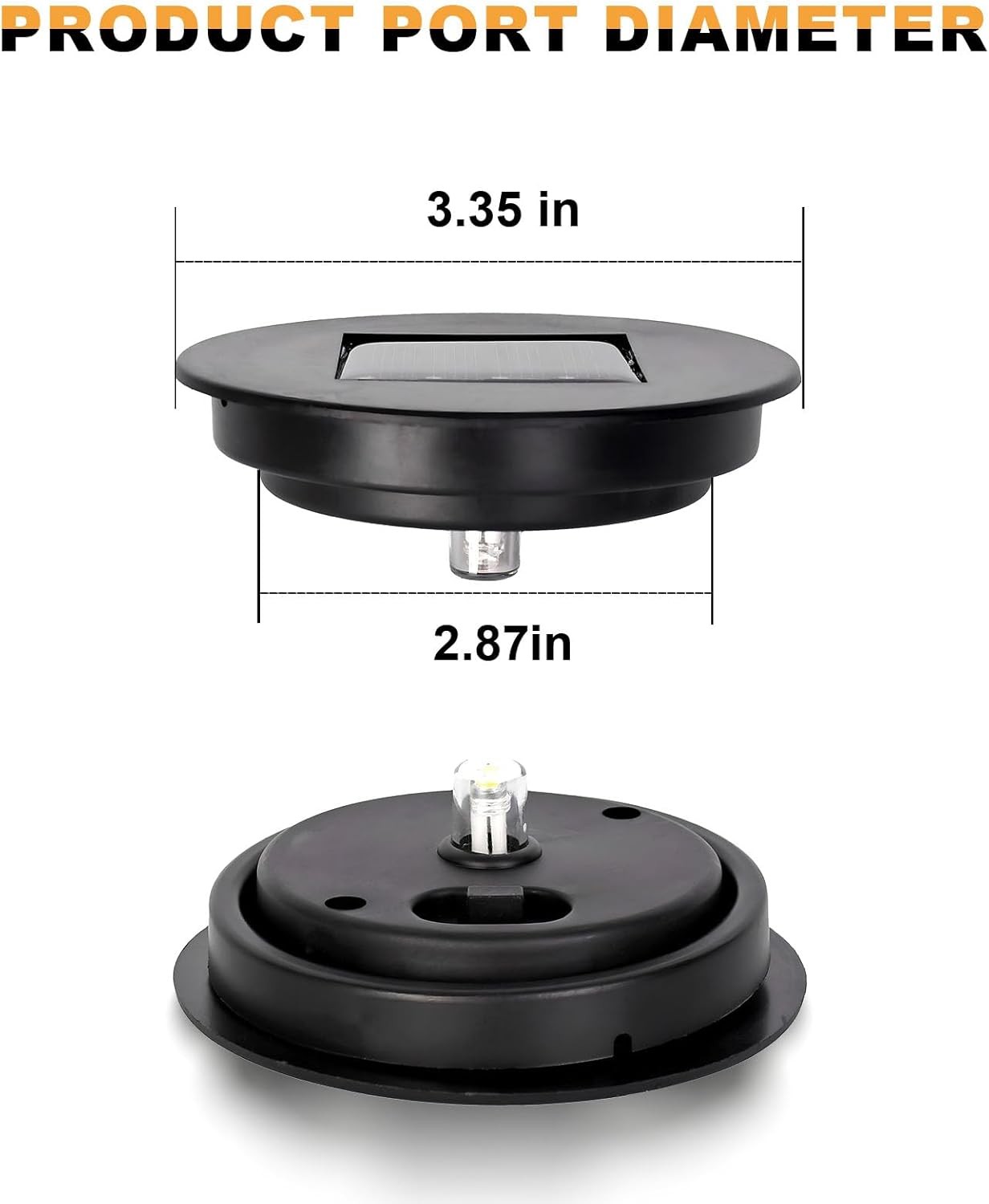 Solar Light Replacement Top 4 Pack Used to Replace Broken Solar Lantern Parts It