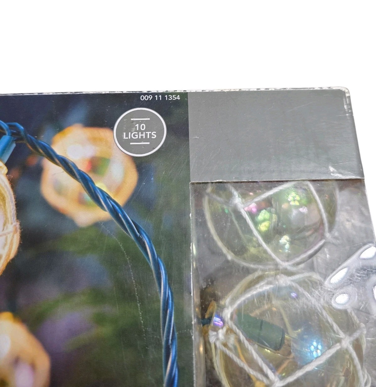 Threshold String Lights 10ct Weather Resistant Outdoor Macrame Globe Prism Color