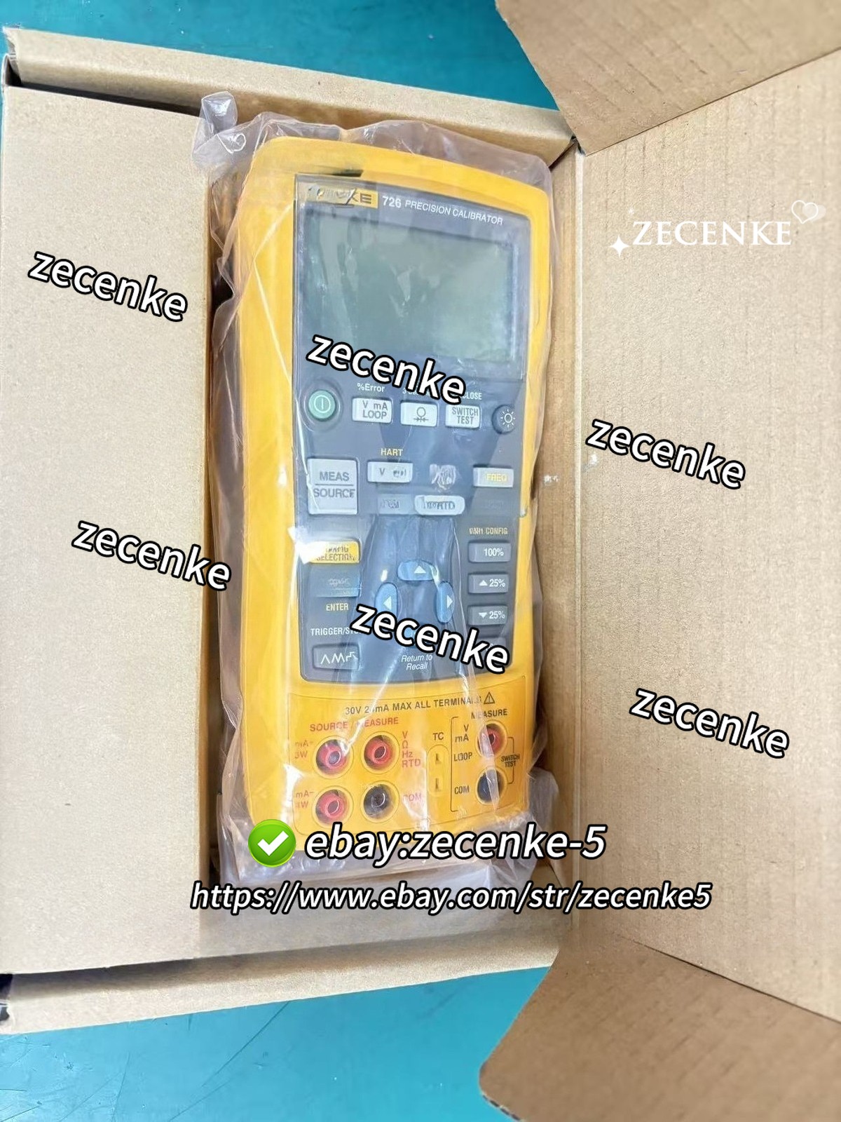 FLUKE 726 PRECISION MULTIFUNCTION CALIBRATOR (MFG-2024) CALIBRATED 2024 - NEW