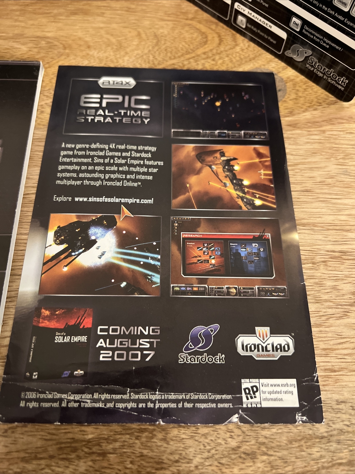 Galactic Civilization Two Dread Lords Gold Edition Video Game Pc Manual Book