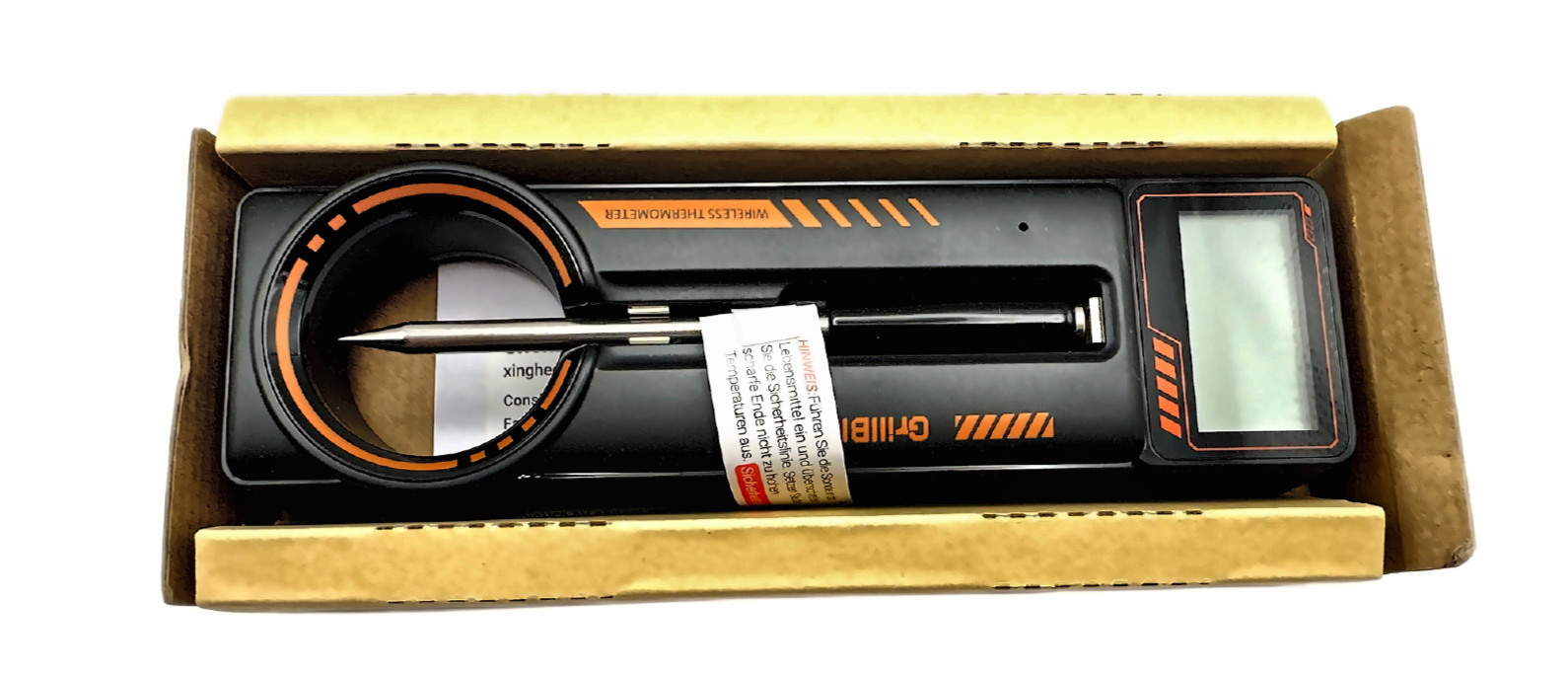 GrillBliss GB21 Bluetooth Wireless Meat Thermometer 165ft Range Open Box