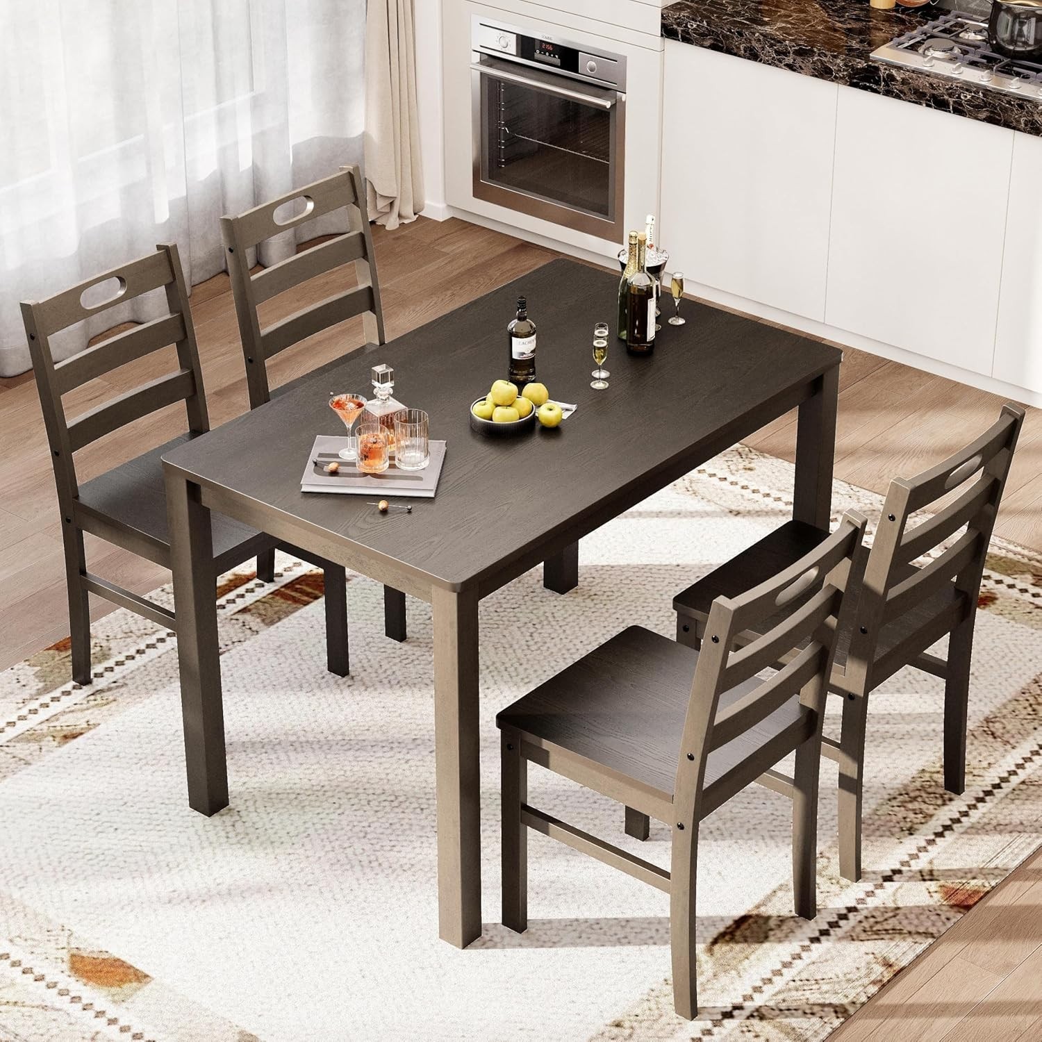 Dining Table Set Kitchen Table and Chairs for 4 Kitchen Table Dining Room Table