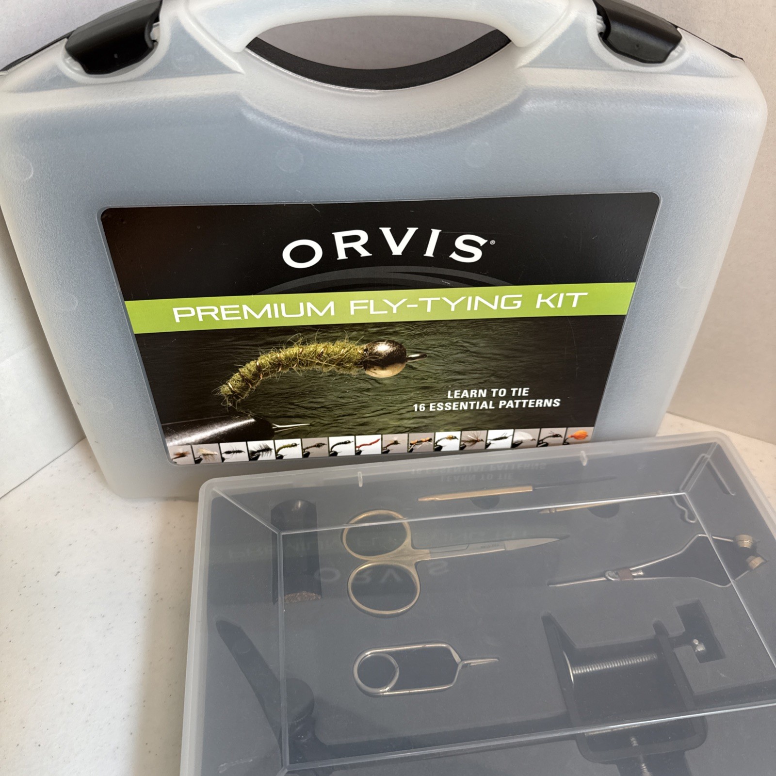 Orvis Premium Fly Tying Kit Used- All Tools And Instruction Video Only🔥👀