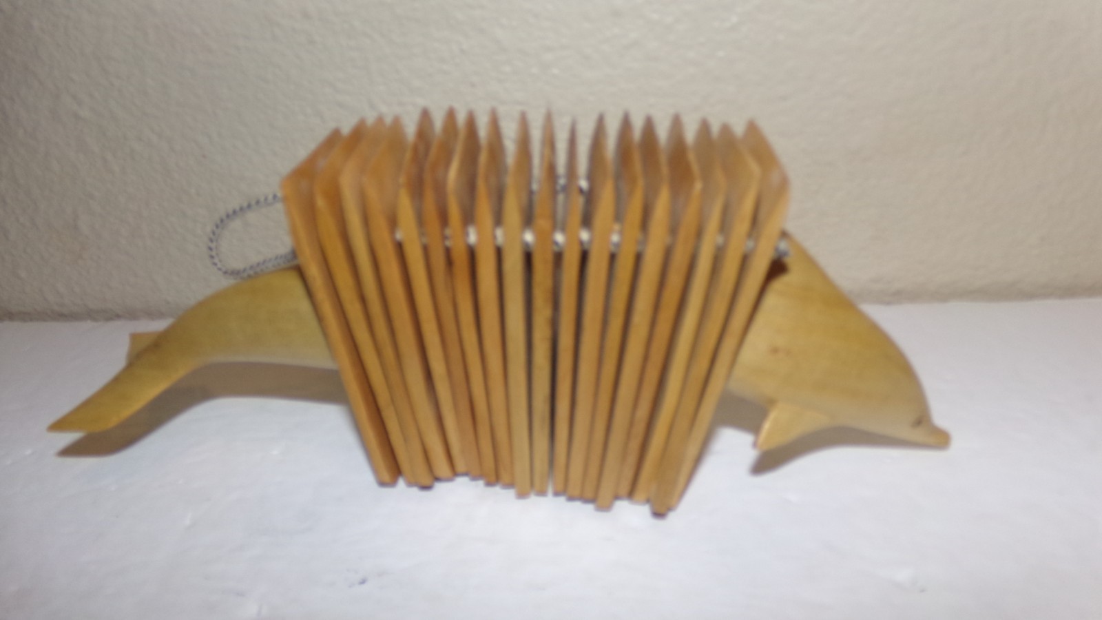 Traditional Balinese Dolphin Musical Instrument Clacker Wooden Percussion