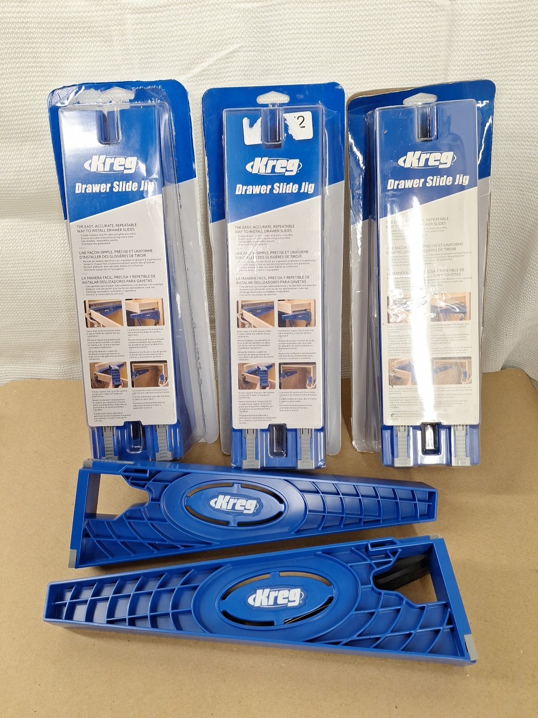 Kreg Drawer Slide Jig KHI-SLIDER Cabinet Hardware Installation Guide Tool