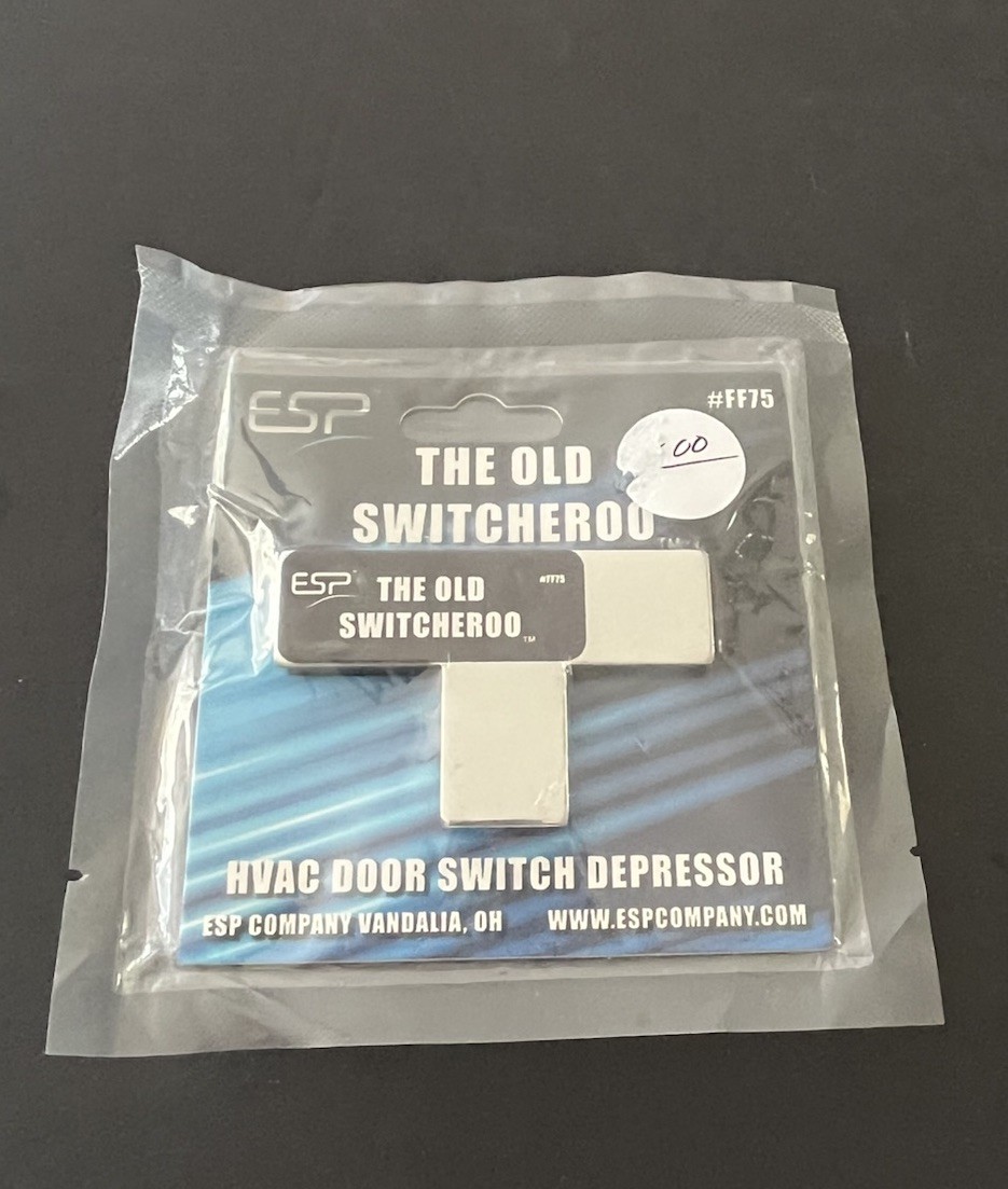 ESP FF75 The Old Switcheroo Furnace Door Switch Depressor