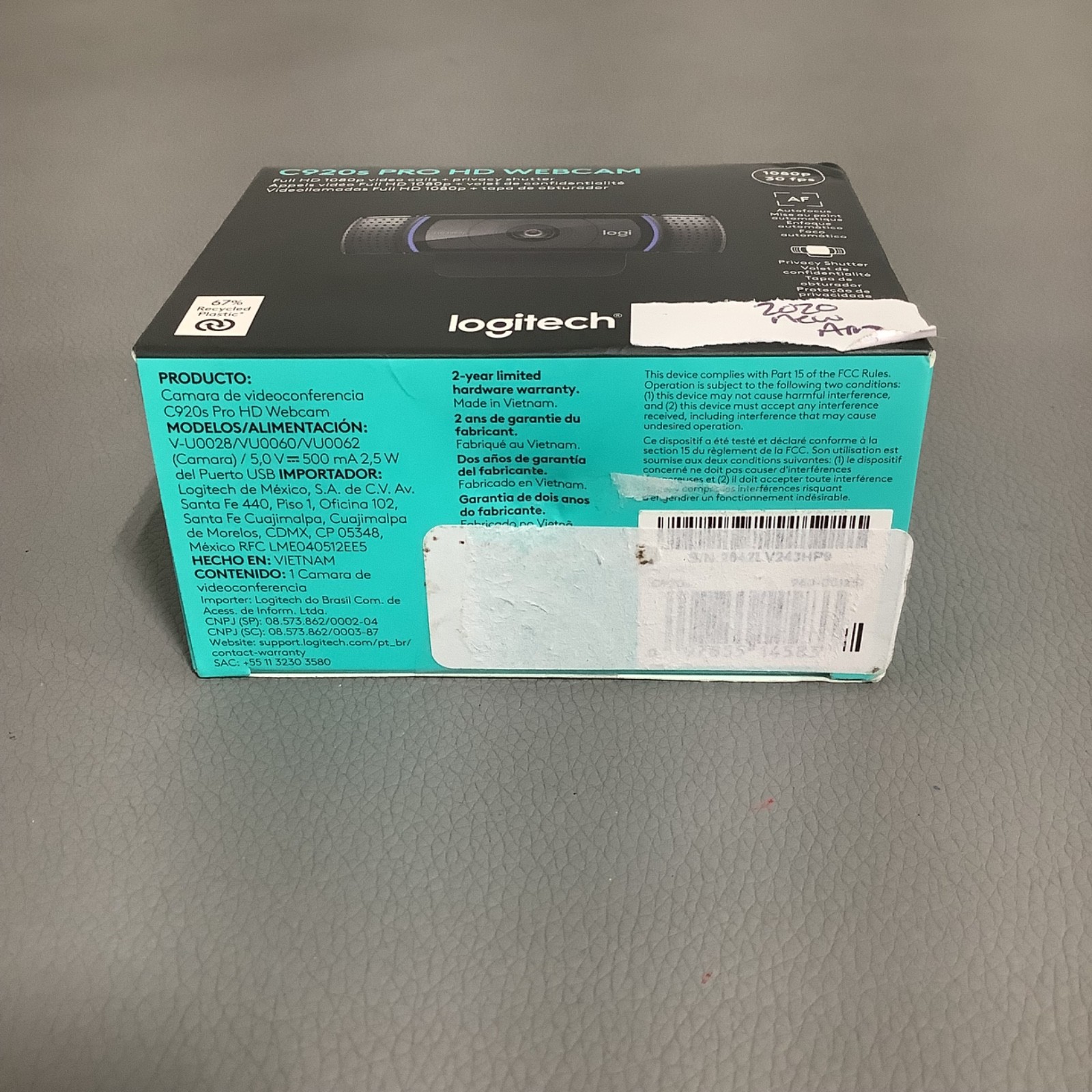 Logitech C920S Pro HD Webcam