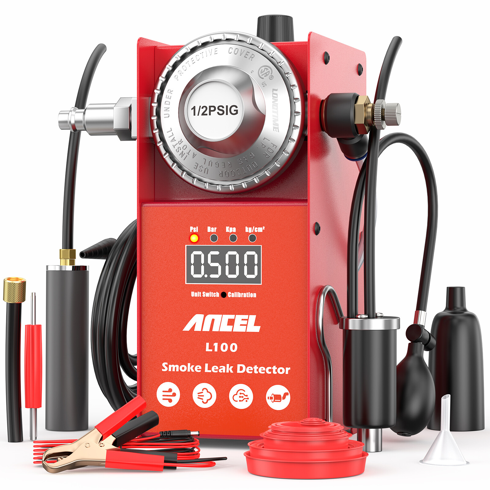 ANCEL L100 Smoke Machine Automotive EVAP Leak Detector Tester Diagnostic Tool US