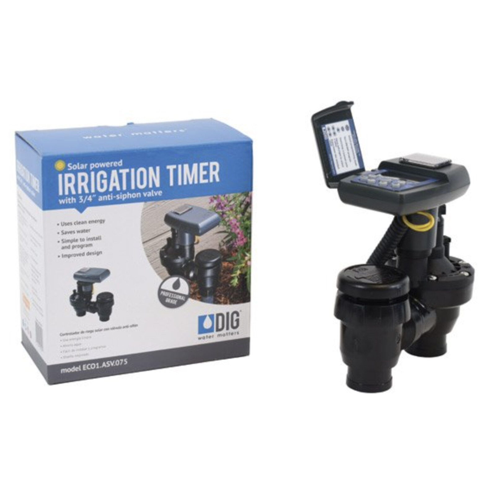 Dig DIG ECO1 ASV Ambient Light (Solar) Powered Irrigation Controller