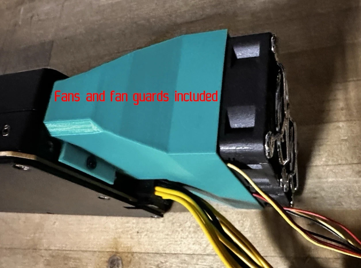 NVIDIA TESLA 40MM FAN KIT WITH 2 FANS FOR M40, K80, P40, P100, & V100 GPU MODELS
