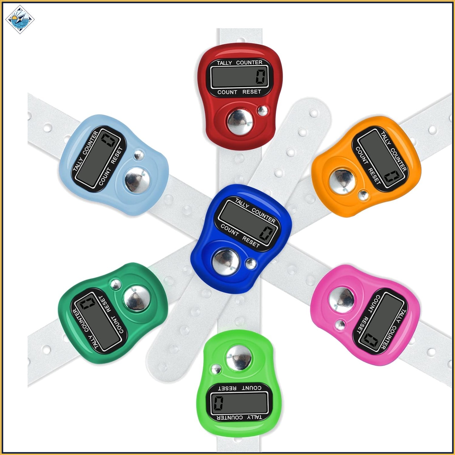 Lightweight Handheld Clicker Counter, 5 Digit Tally Counter with LCD Screen