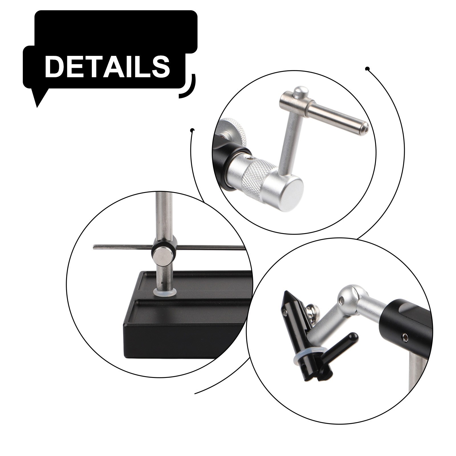 Ergonomic Design Fly Tying Vise Comfortable and Efficient Tying Experience