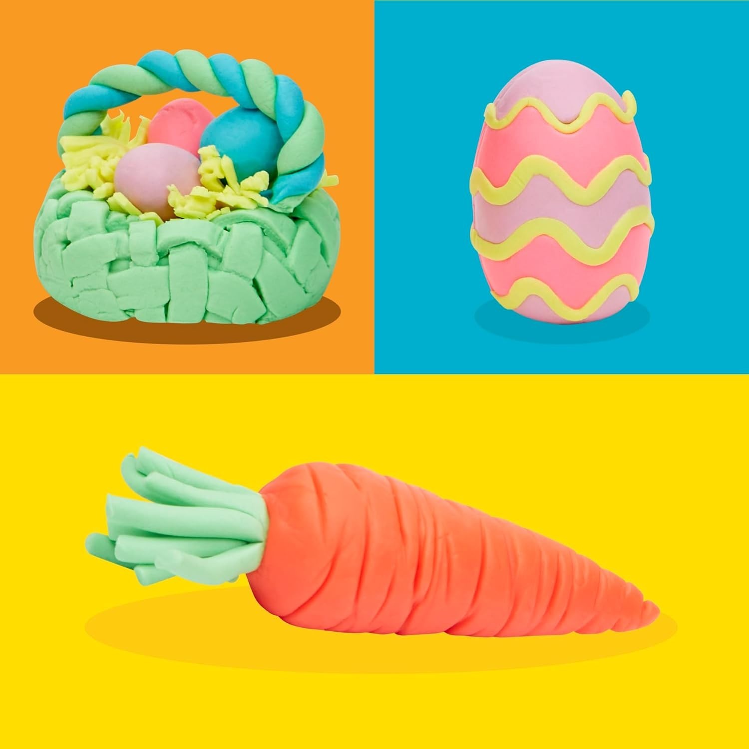 Play-Doh Eggs 24-Pack: Colorful Modeling Compound for Creative Play - Non-Toxic