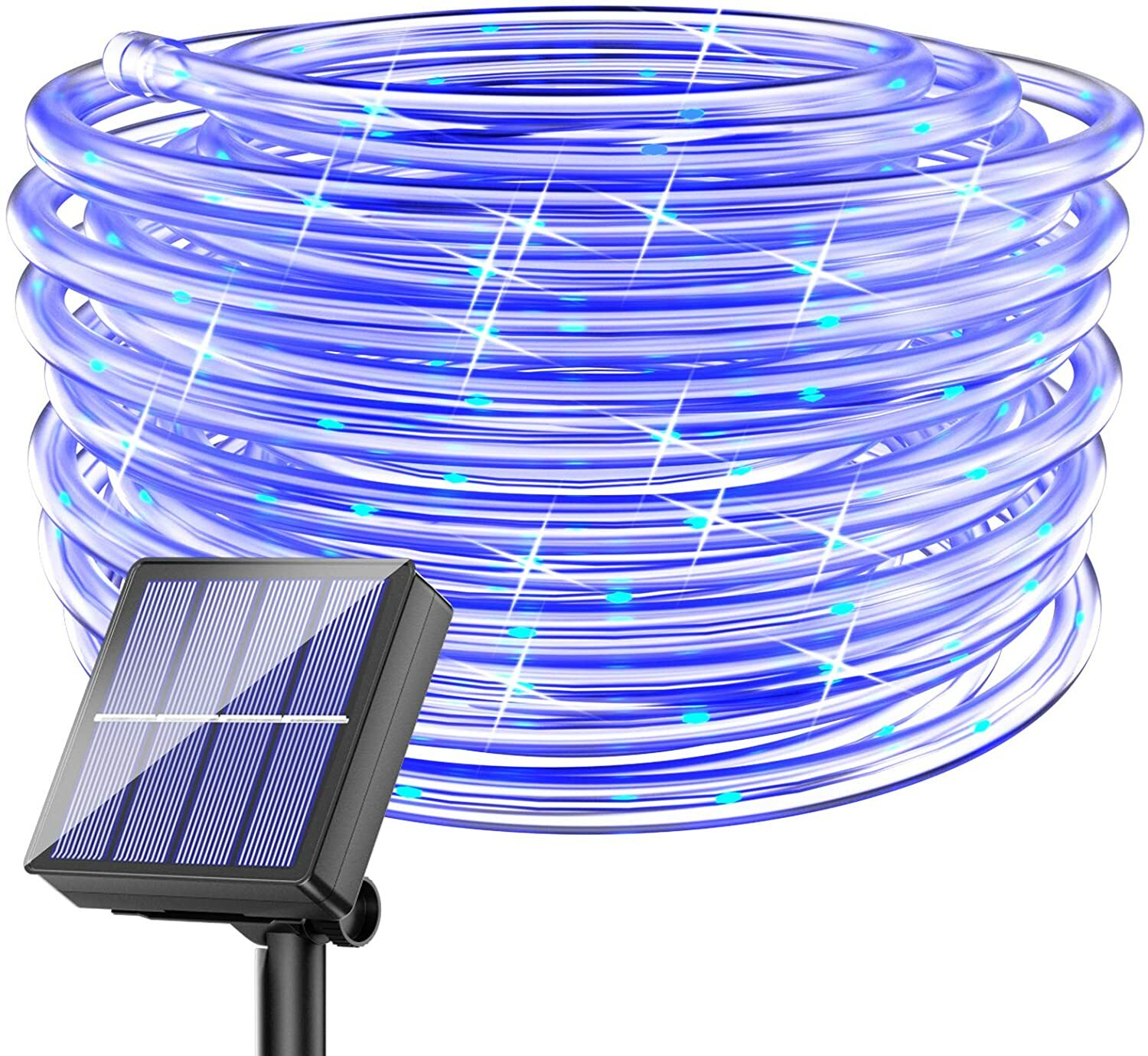 50/100/200/300 LED Solar Rope Lights for Camping Fence Patio Garden Decoration