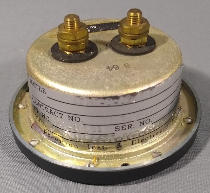 Vintage Phaostron 300-10683 / 0-12.5 Microamperes Panel Meter Gauge