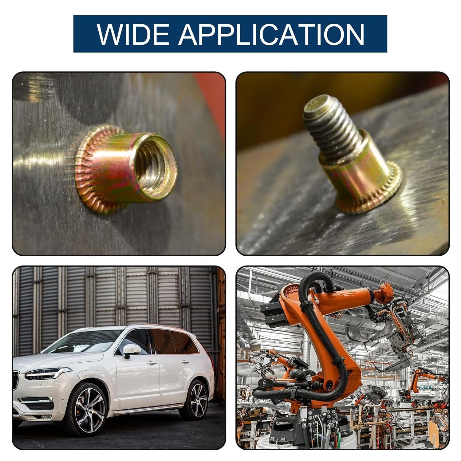 Metric & SAE Rivet Nut Set: 920 Pcs for Convenient Storage & Easy Installation