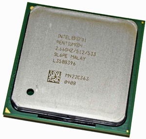 Sl6Pe Intel P4 2.66Ghz Cpu 512Kb Cache, 533Mhz Fsb Socket 478