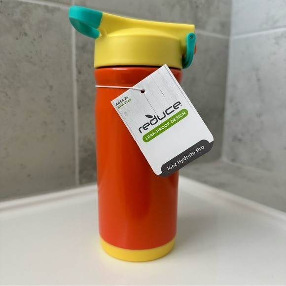 Reduce Orange and Yellow 14oz Water Bottle