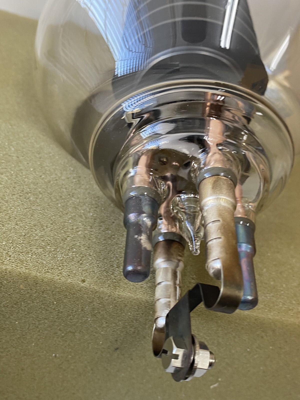 BBC Thales Radiation cooled triode T1000-1 Industrial RF Heating Nib