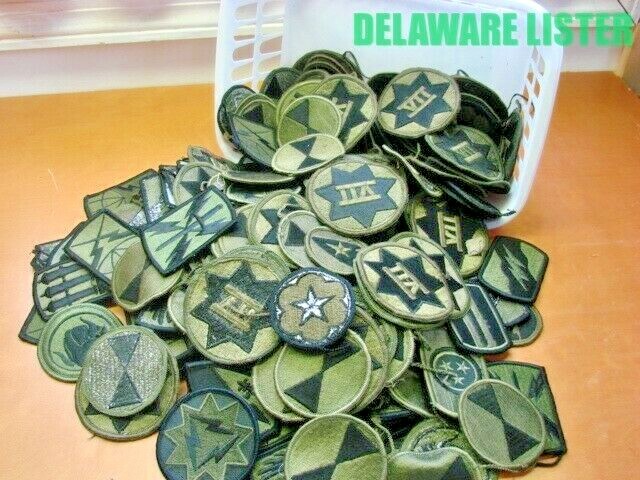 "MIXED LOT" 50+ Subdued US Military Army Vietnam WWII Shirt/Jacket Patches (New)