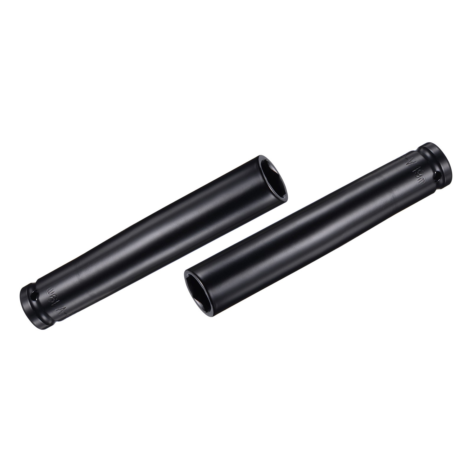 1/2" Drive x 19mm Deep Impact Socket, CR-V 6" Length, 6-Point Metric Sizes 2 Pcs