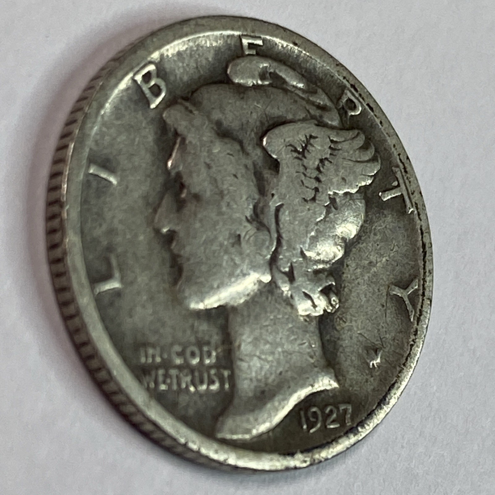 1927 S MERCURY DIME *** 90% SILVER *** Nice Coin