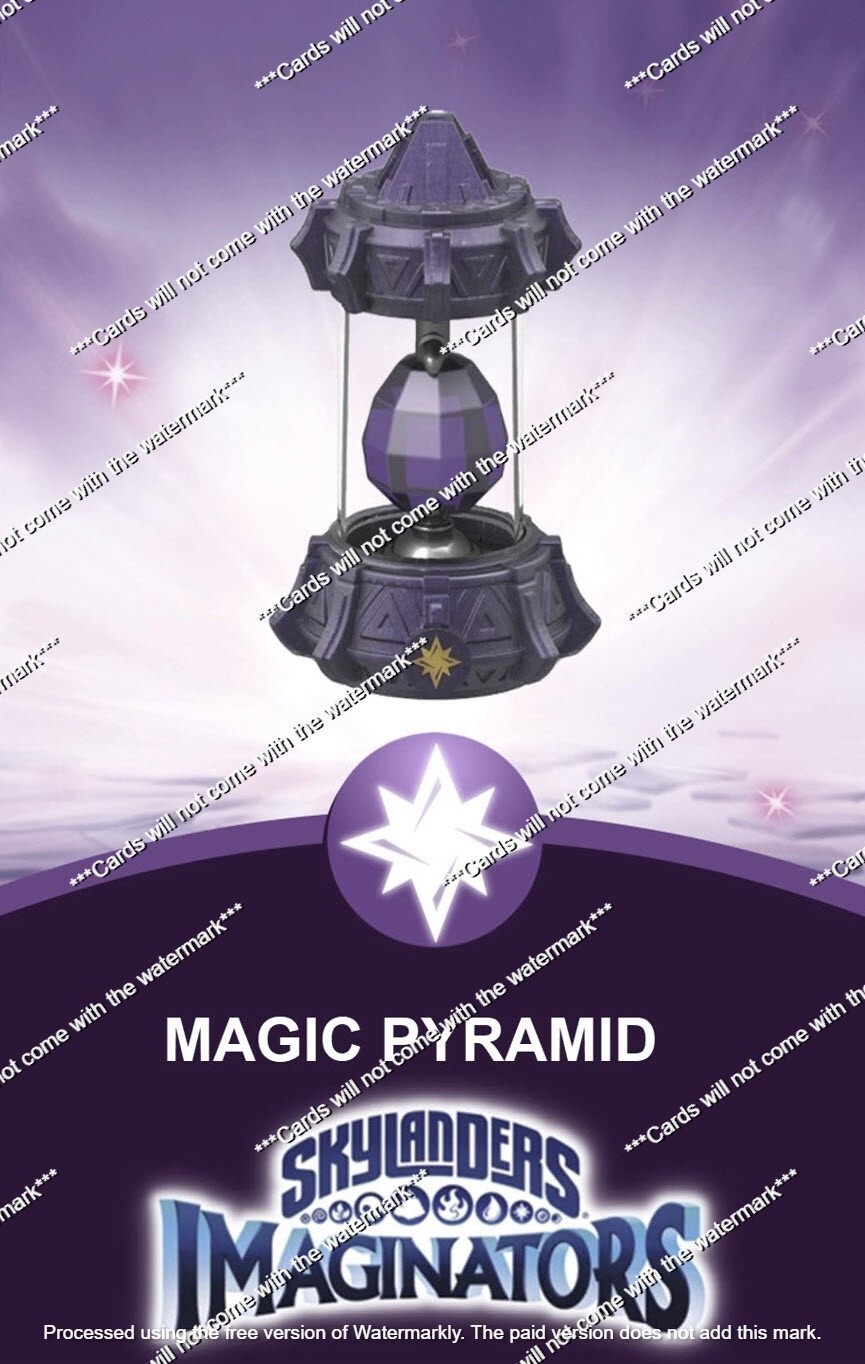 Skylanders Imaginators Magic Pyramid Creation Crystal  NFC Card FACTORY RESET