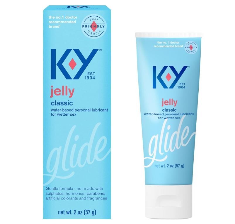 K-Y Jelly Personal Lubricant Water Based Lube for Wetter Sex **NEW**