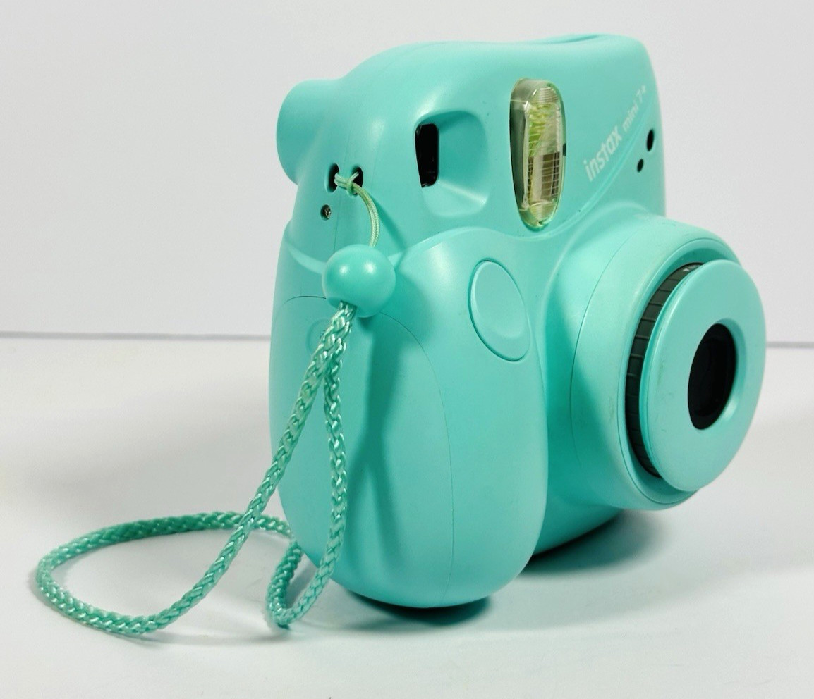 Fujifilm Instax Mini 7+ Plus Instant Camera Teal - TESTED