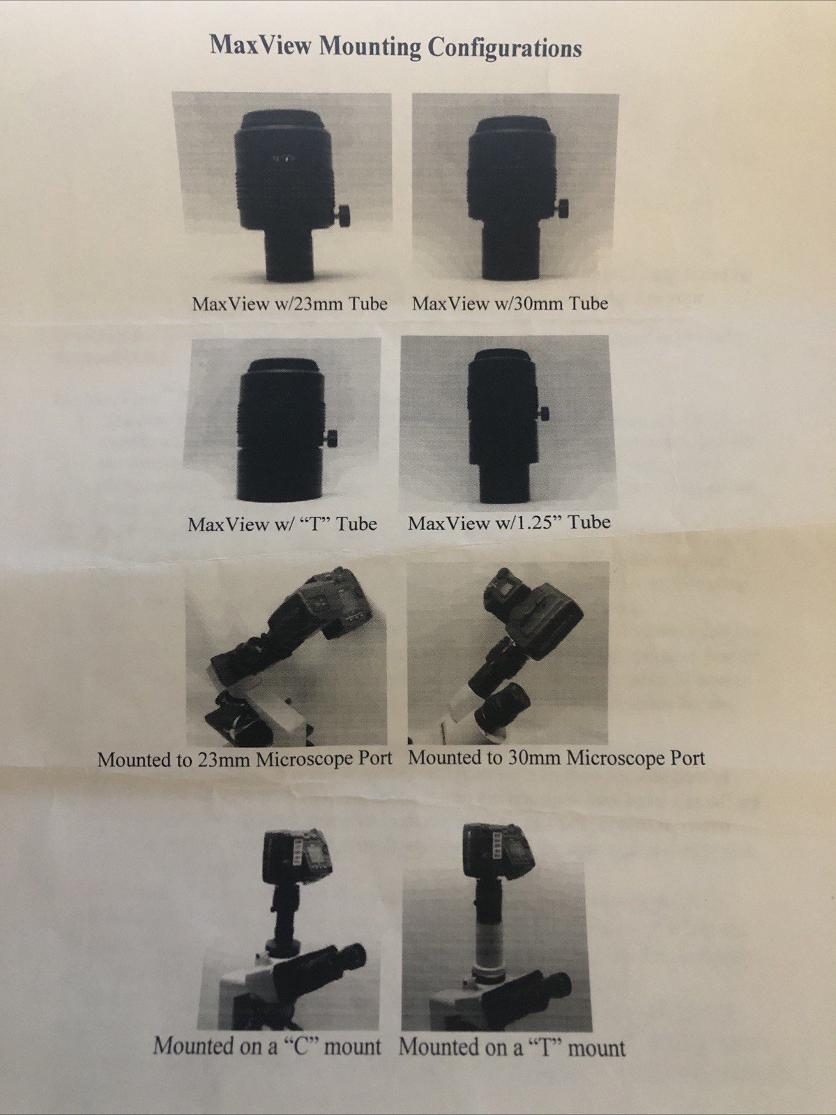 Scopetronix Digi-T Kit Microscope Adapter for Nikon STDT54 / STAK54 Maxview Plus