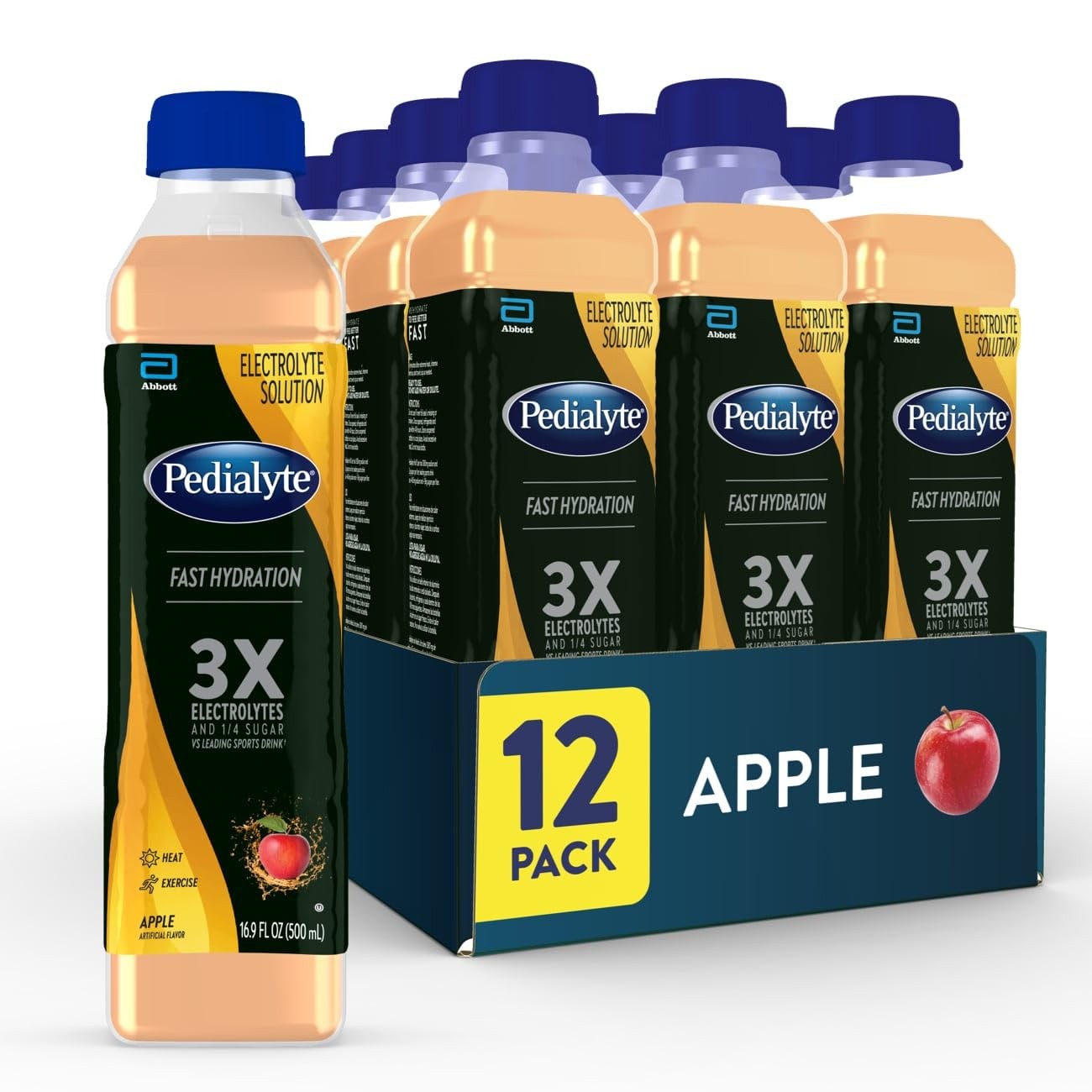 Electrolyte Solution Strawberry Hydration Drink 12 bottles half liter each