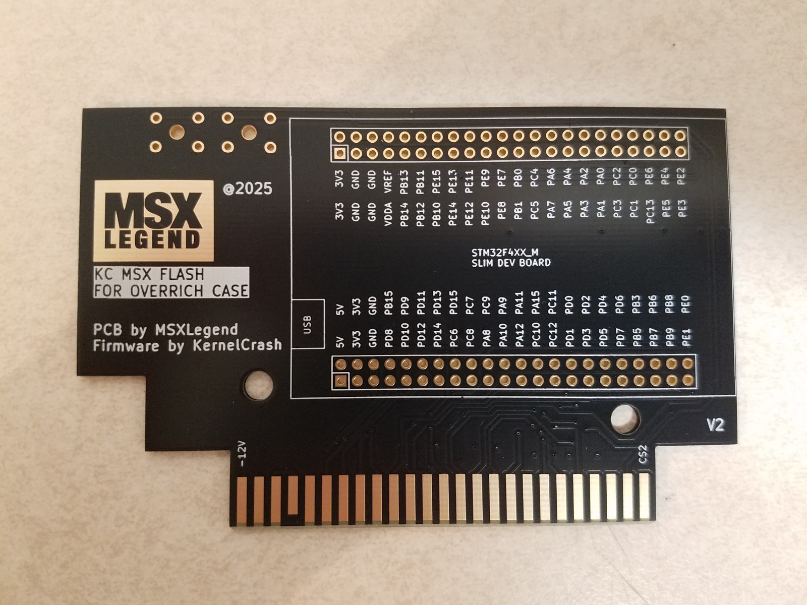 MSX Flash Cart by MSXLegend, KernelCrash, ENIG, PCB Only, US Seller