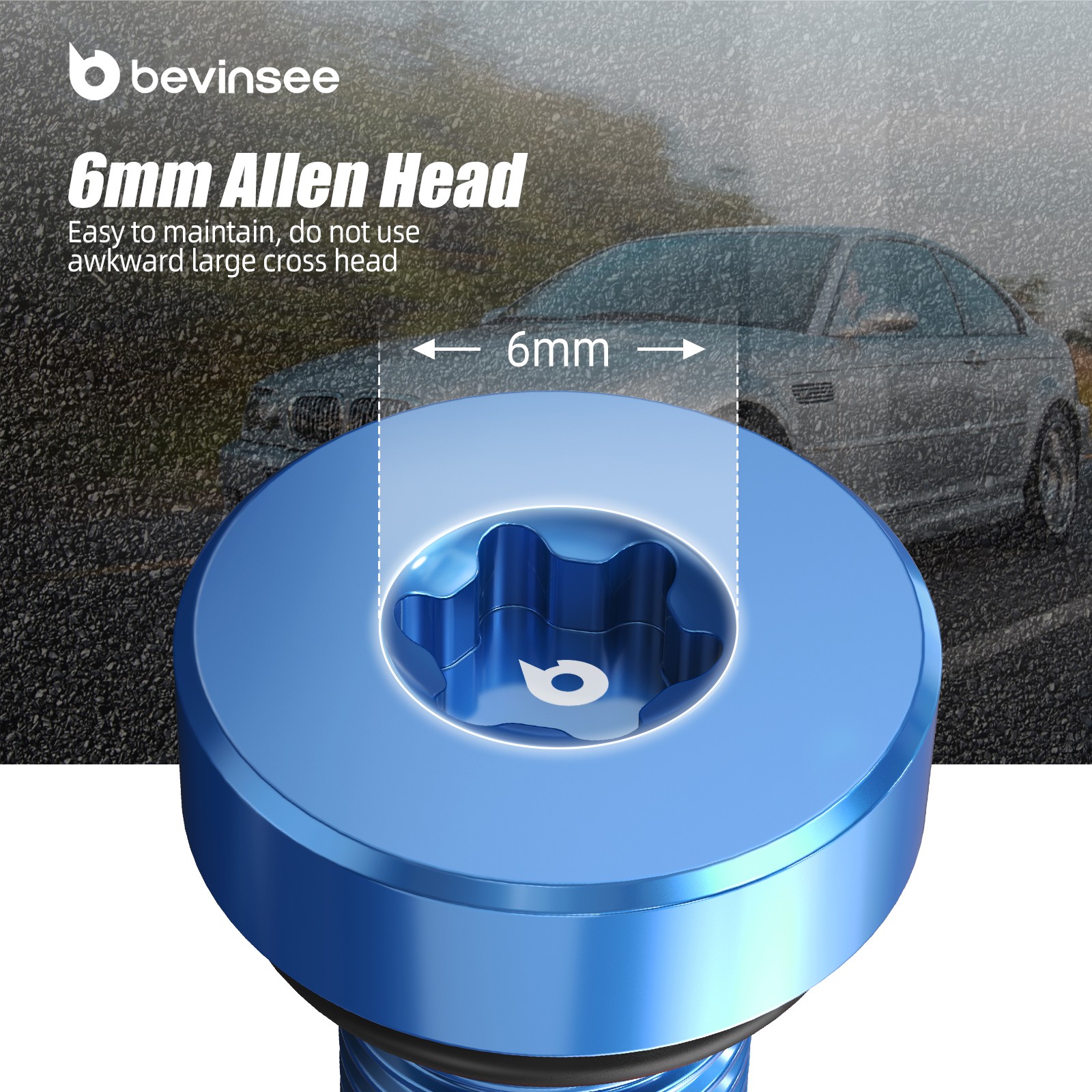 Aluminum Engine Coolant Tank Bleeder Screw 17111712788 For BMW E36 E46 E39 E53